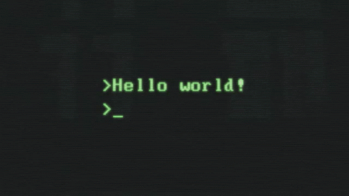 Hello, World.